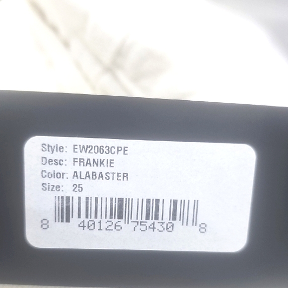 Edwin White‎ High Rise Jeans Smooth Denim NEW - Picture 3 of 5